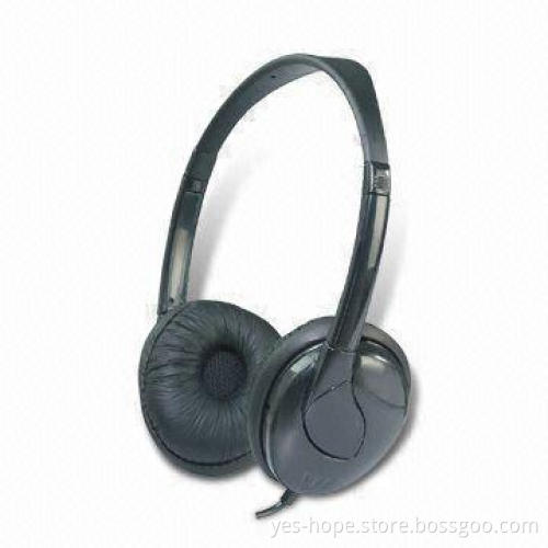 Wired Headphones with 20Hz to 20kHz Frequency Response and Two 40mm Mylar Speaker Driver Units